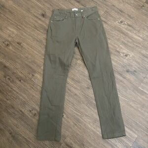 Taylor Stitch The Slim All Day Pant In Olive Mens Size 32x32
